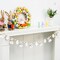 Easter Bunny Garland with Wooden Beads – DIY Rustic Farmhouse Banner for Mantle, Fireplace, Wall & Spring Decor